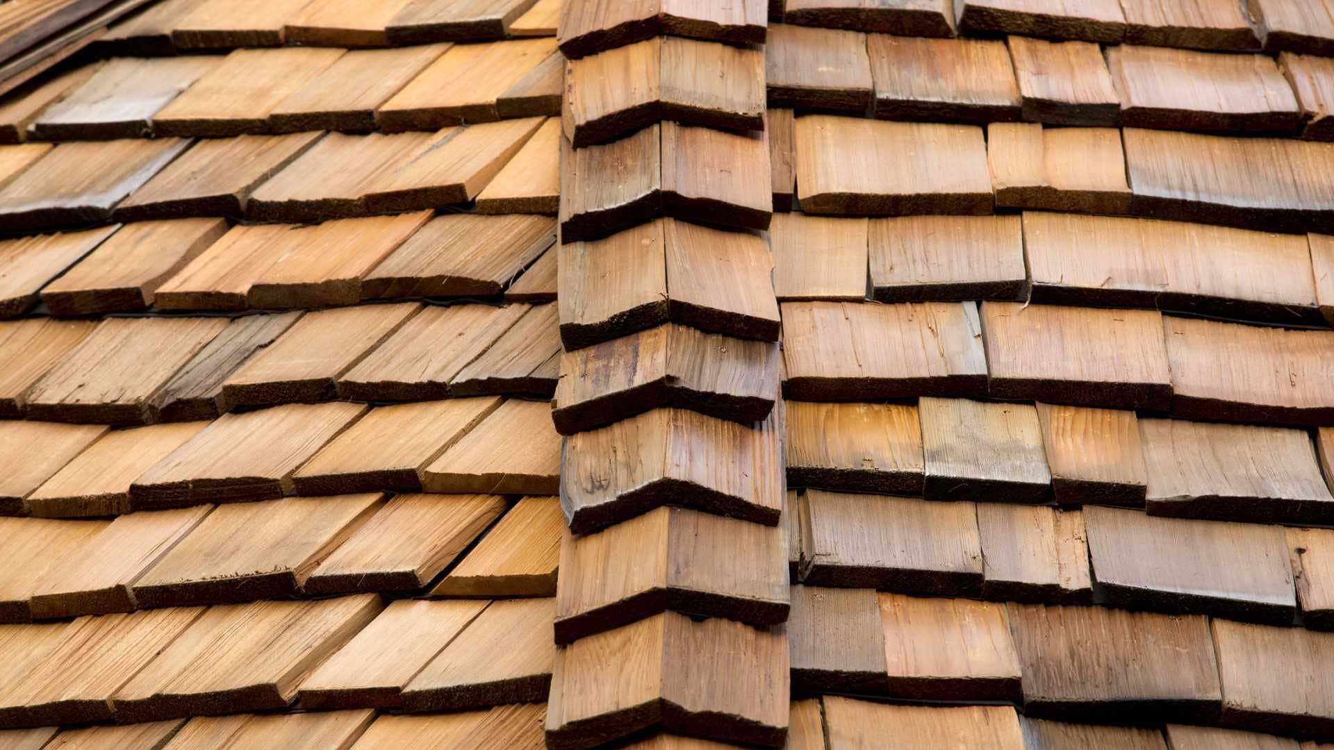 Cedar Shake Roofing with ridge line