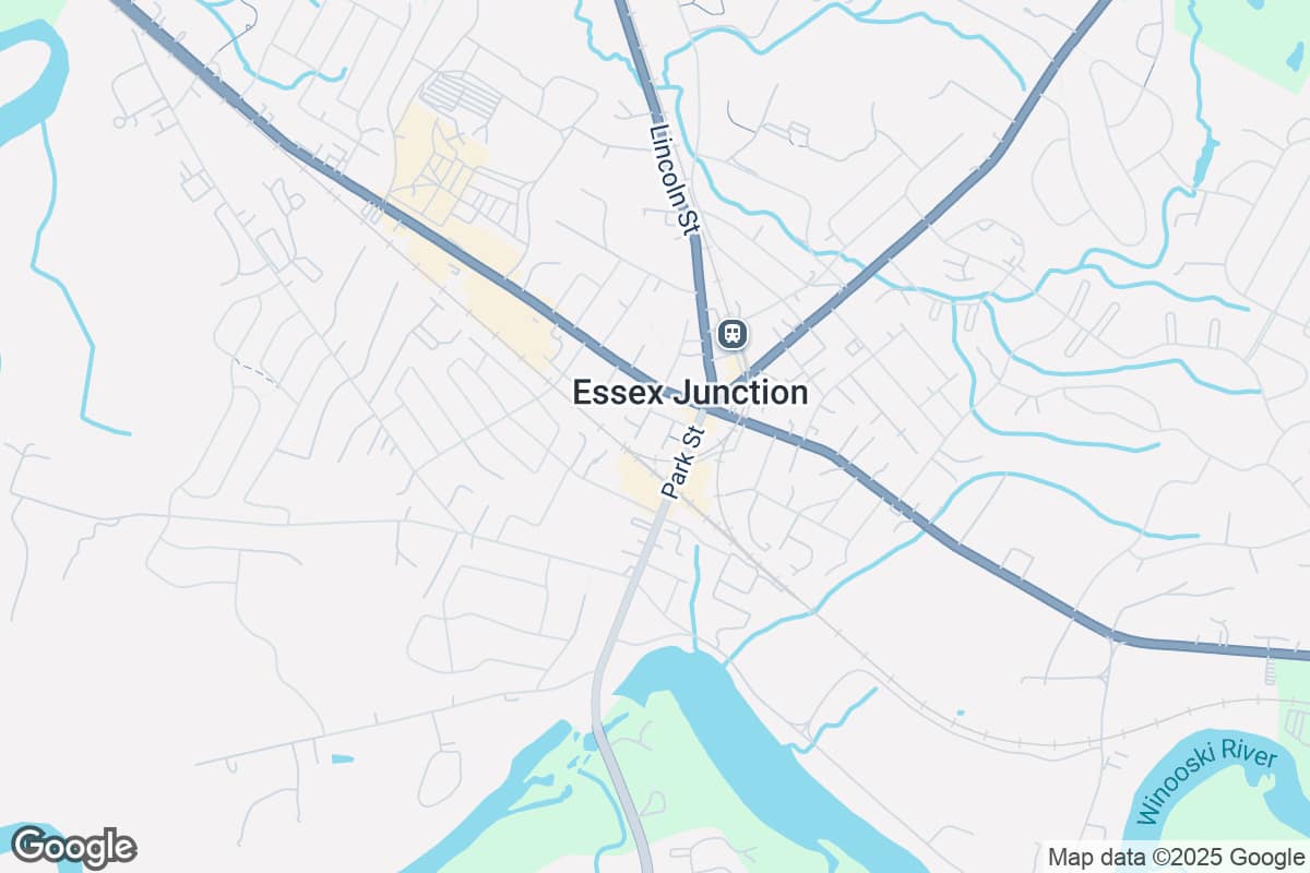 Map of Roofing Contractors in Essex Junction, Vermont