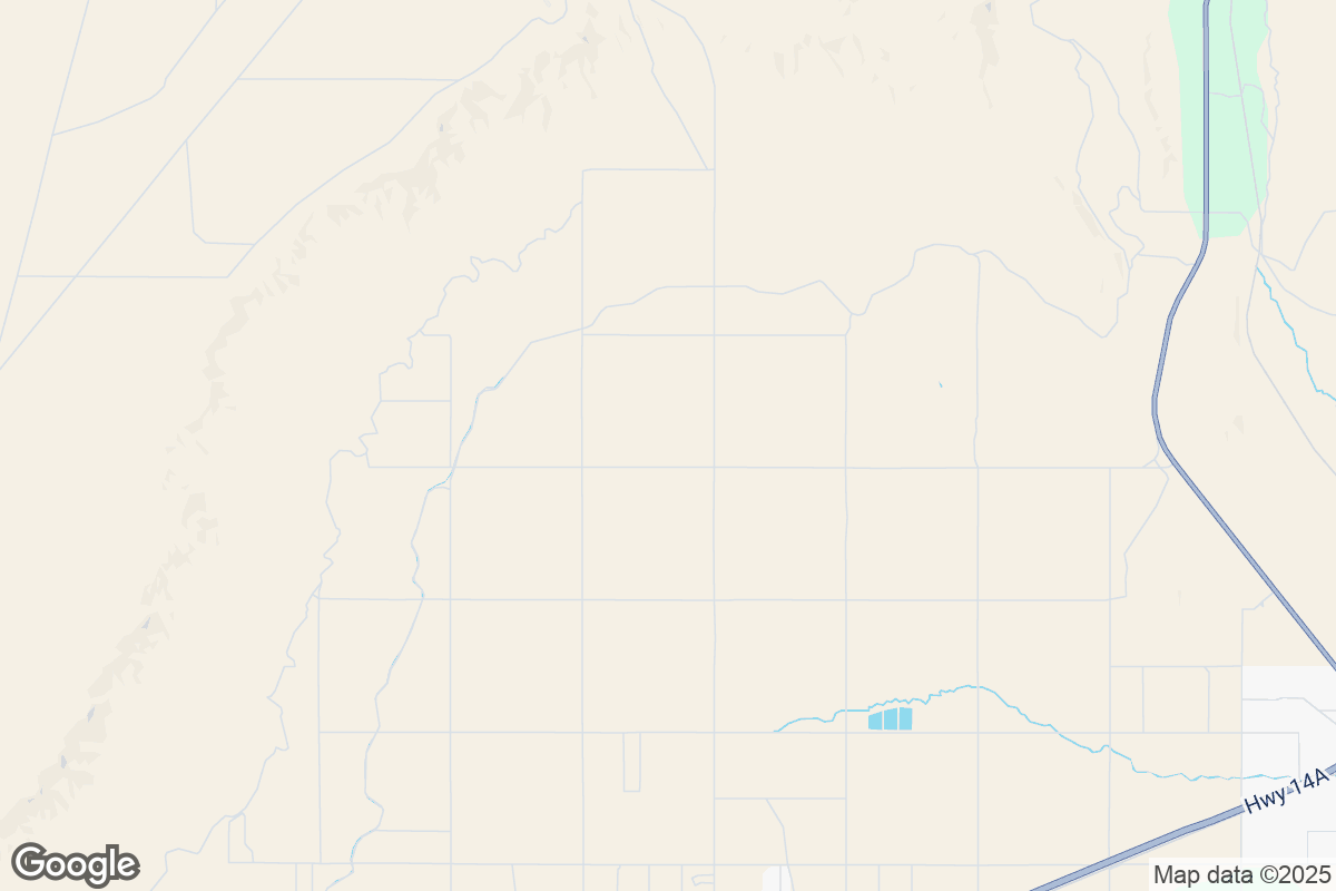 Map of Roofing Contractors in Powell, Wyoming
