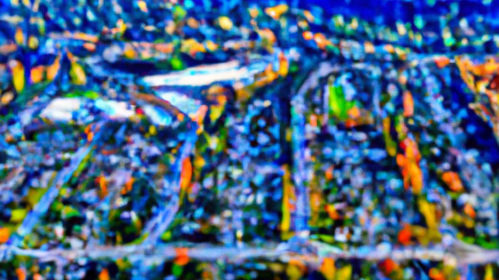 Bellevue, Washington painted from the sky