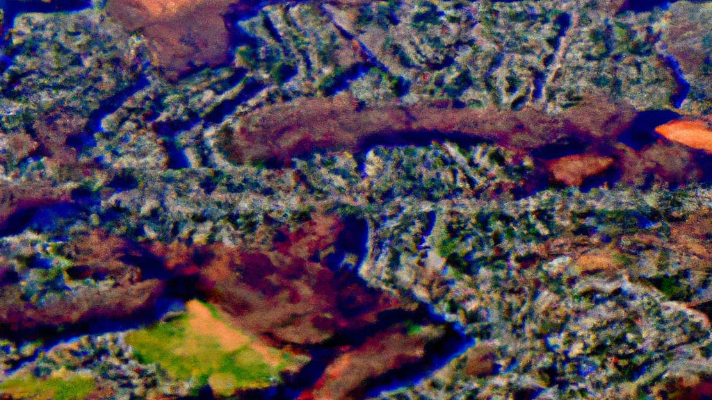 Clifton Park, New York painted from the sky