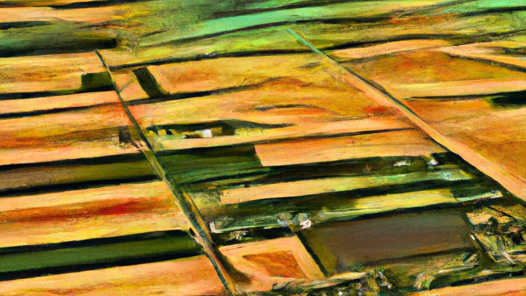 Clive, Iowa painted from the sky