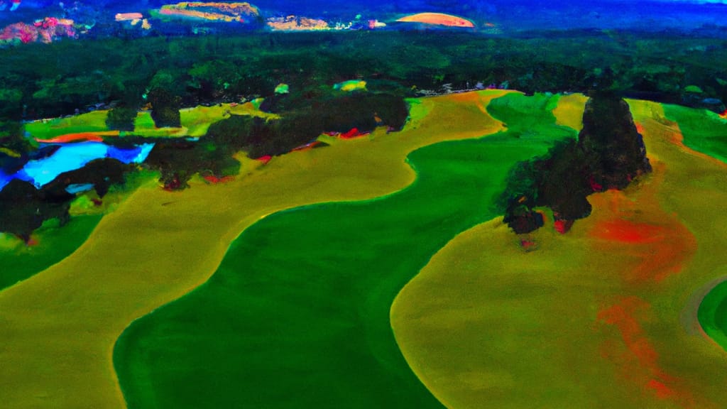 Country Club Hills, Illinois painted from the sky