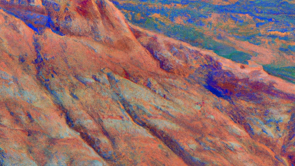 Eagle Mountain, Utah painted from the sky