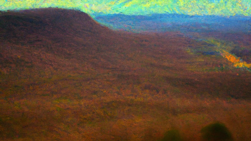 Harriman, Tennessee painted from the sky