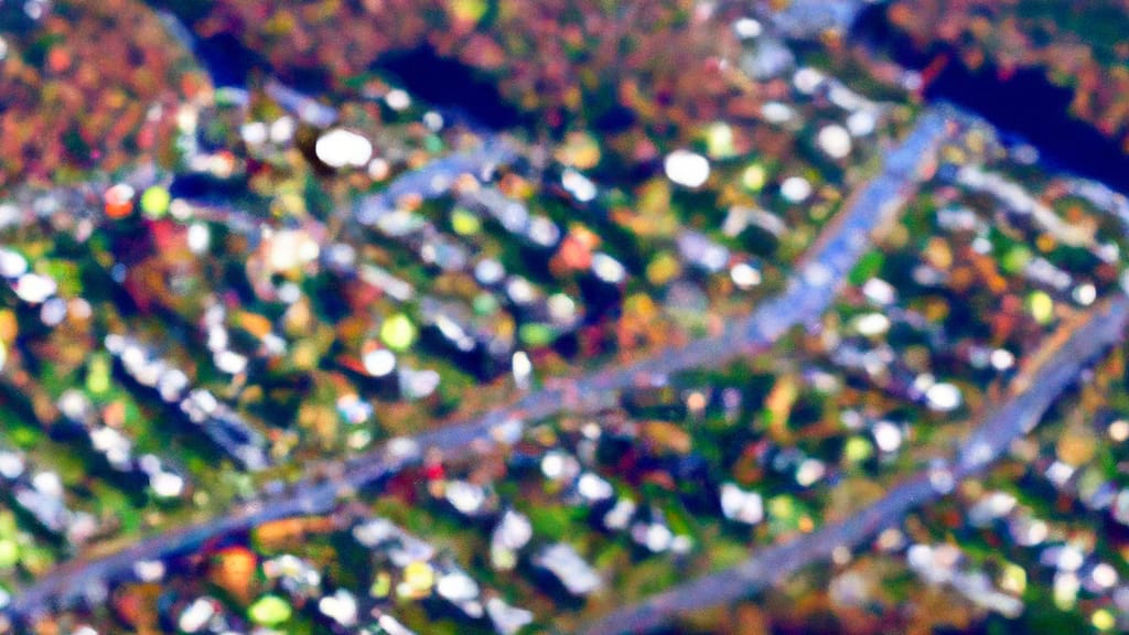 Linwood, New Jersey painted from the sky