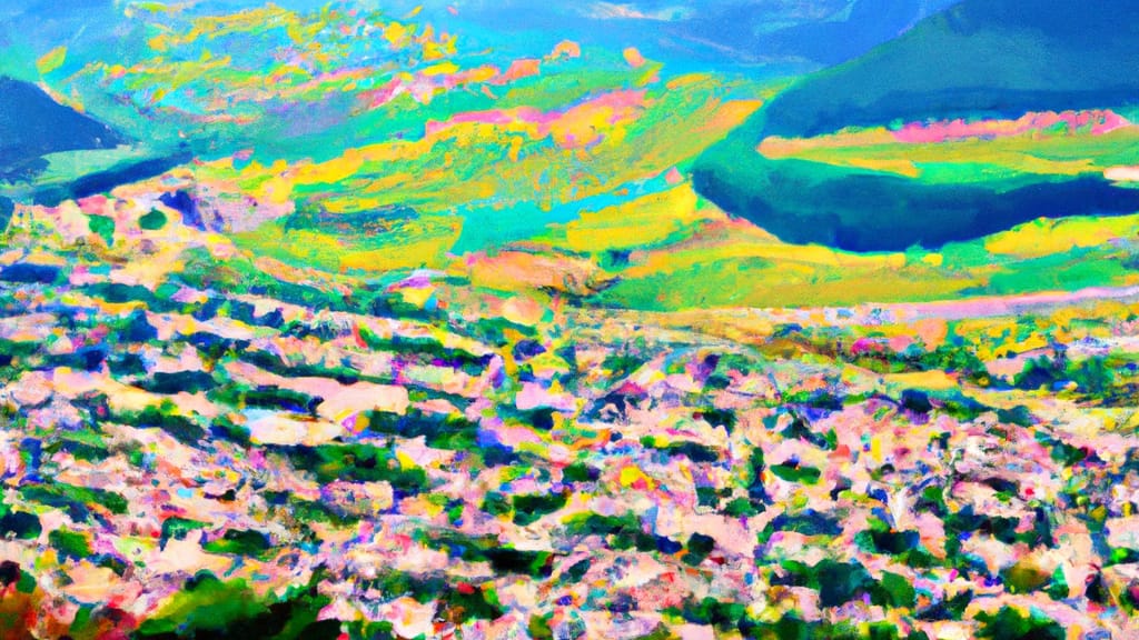 Monaca, Pennsylvania painted from the sky