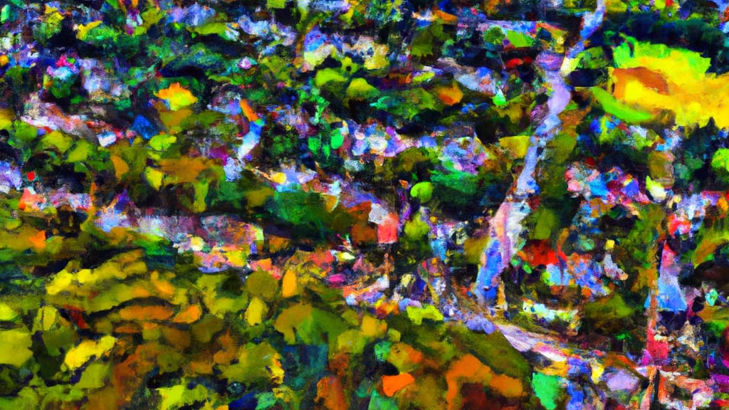 Newton, New Jersey painted from the sky