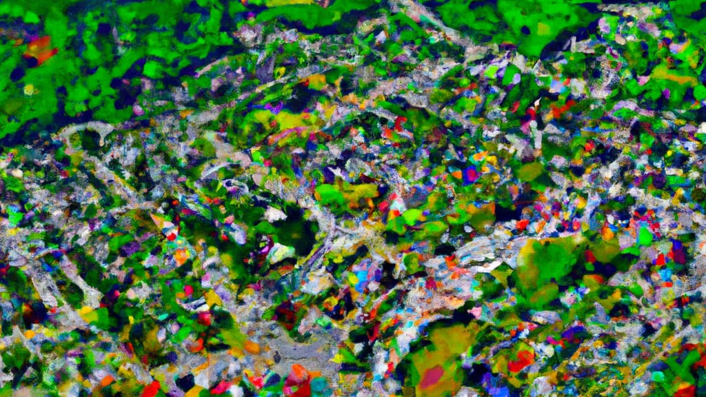 Pawcatuck, Connecticut painted from the sky