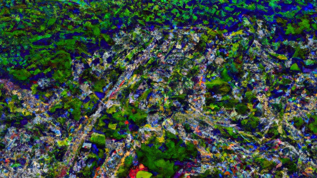 Pleasantville, New York painted from the sky