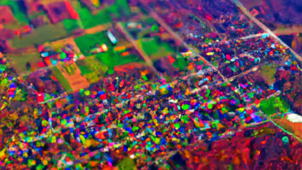Rittman, Ohio painted from the sky