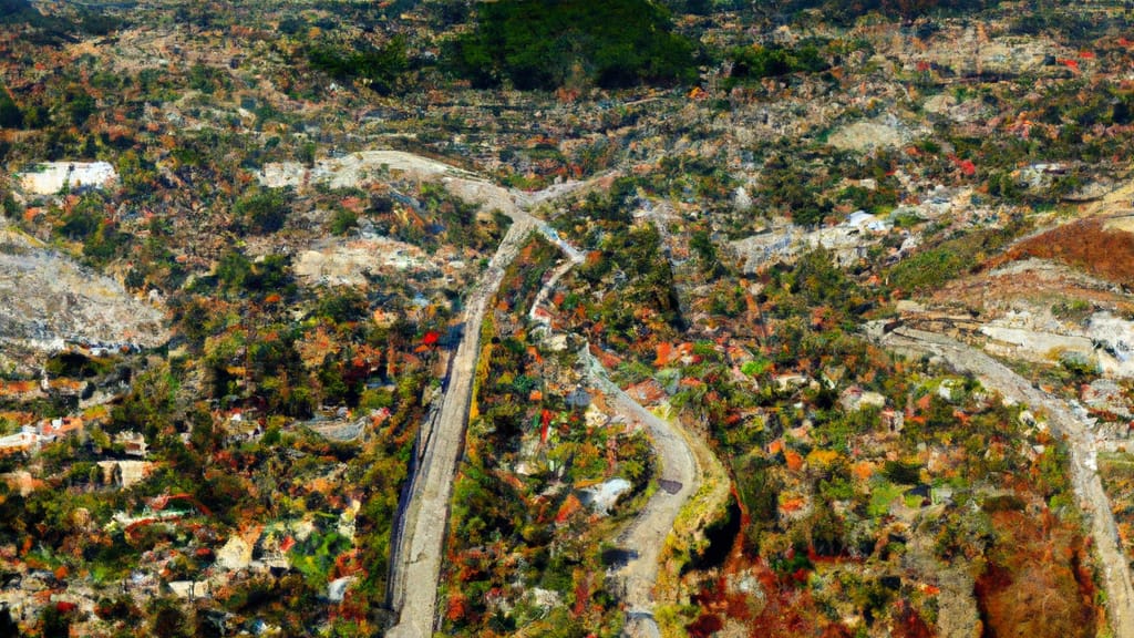 Rocklin, California painted from the sky
