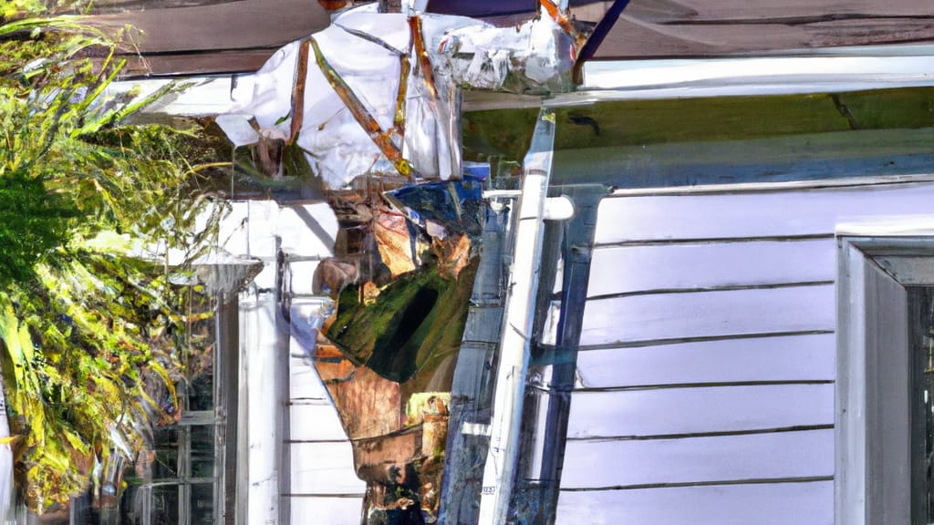 Man climbing ladder on Sebastian, Florida home to replace roof