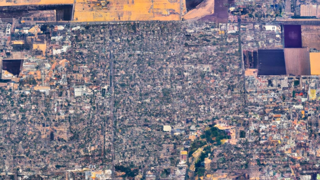 Tolleson, Arizona painted from the sky