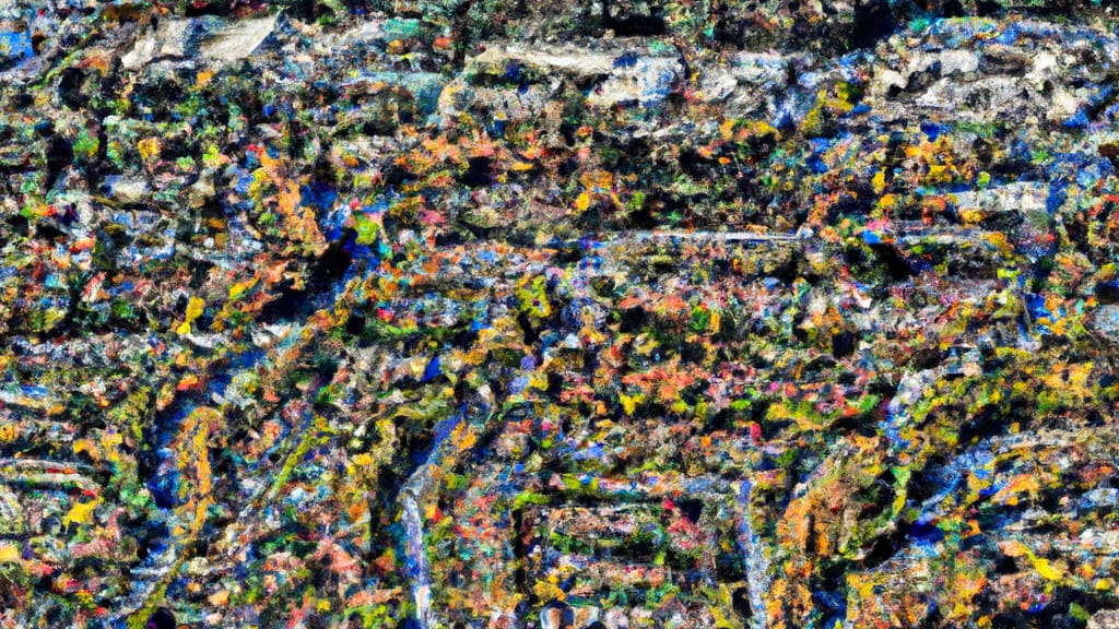 Walnut Creek, California painted from the sky