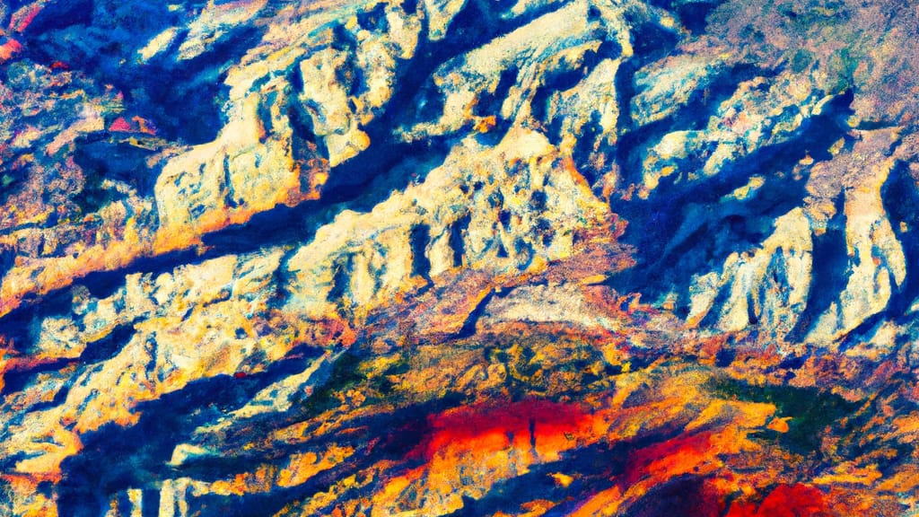 Washington, Utah painted from the sky