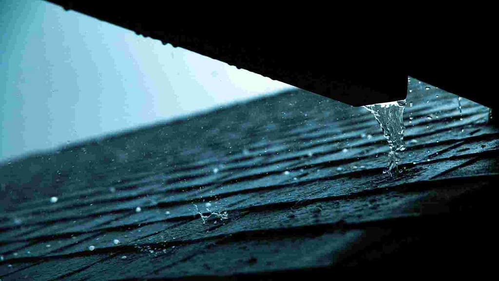 roof and rain drops weather affects Missouri new roof cost estimate