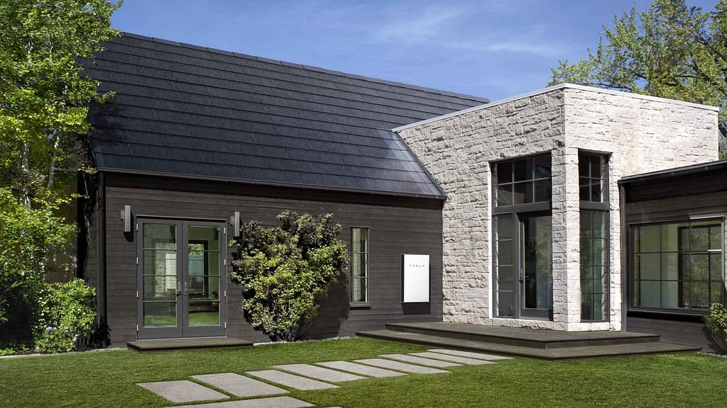 Tesla Solar Roof with Powerwall one of the many materials available in our roof cost calculator