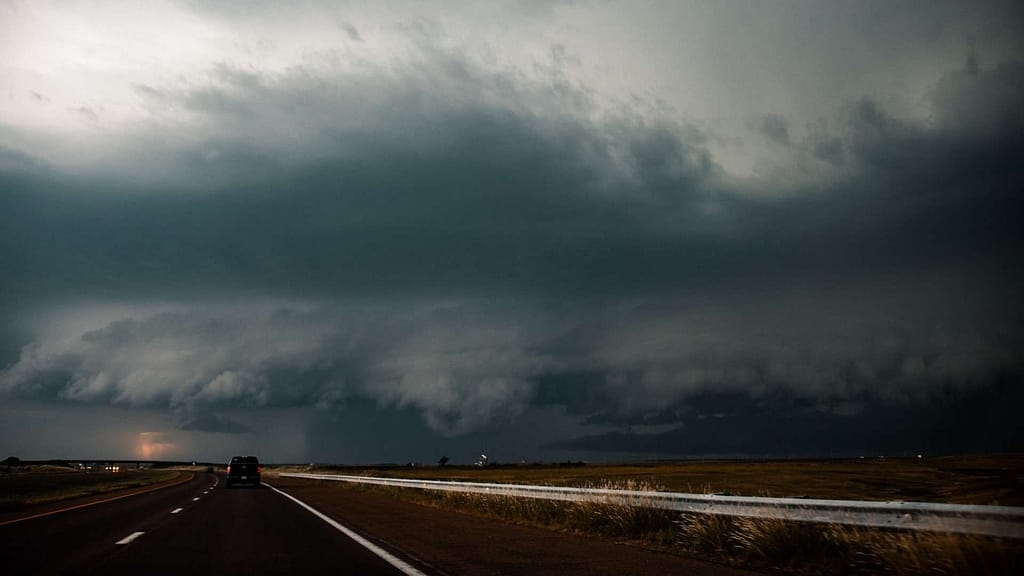 bad weather condition for an Oklahoma roofing contractor scheduled installation