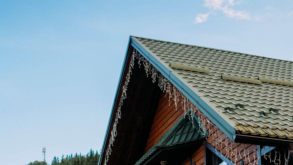 green roof with lights accessory checked by skilled Wyoming roofer