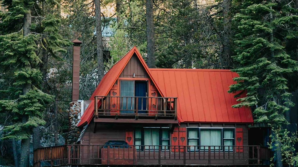 orange metal roof installed by a skilled Nevada roofer