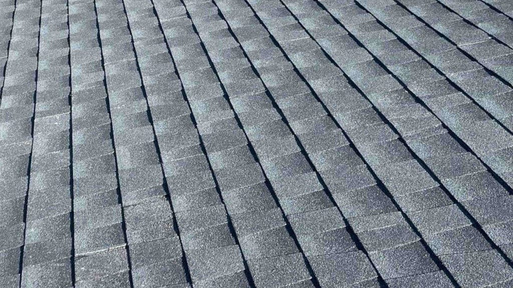 grey roof shingles