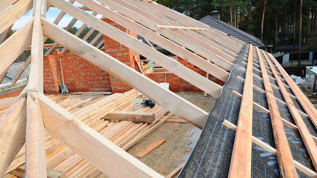 roof trusses installation