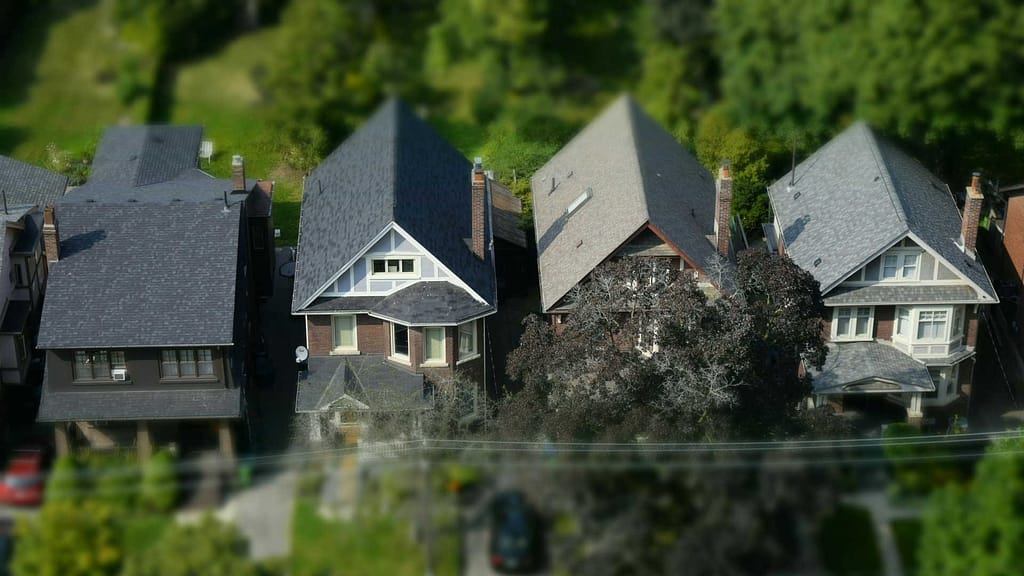 Asphalt Roofed homes