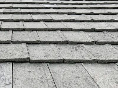 Concrete Roof Tiles up close