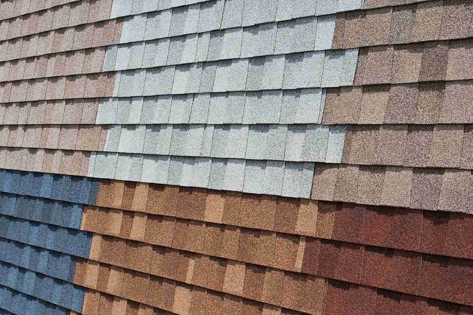 samples of composition roofing