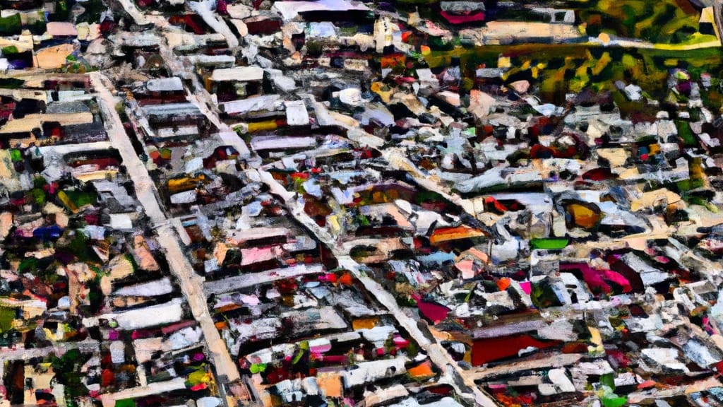 Brandon, Mississippi painted from the sky