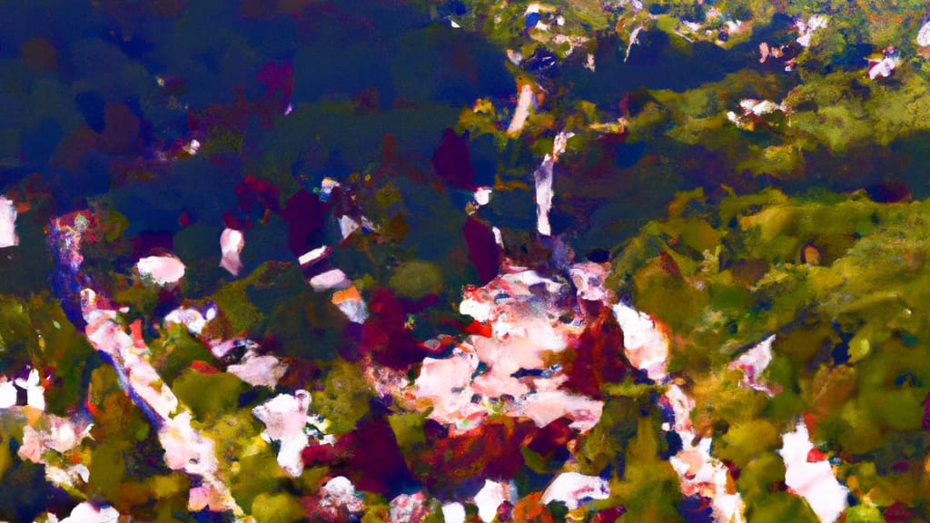 Briarcliff Manor, New York painted from the sky