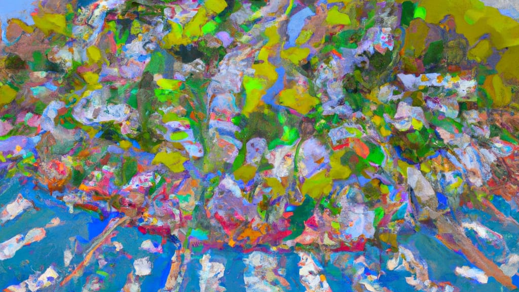 Centerport, New York painted from the sky