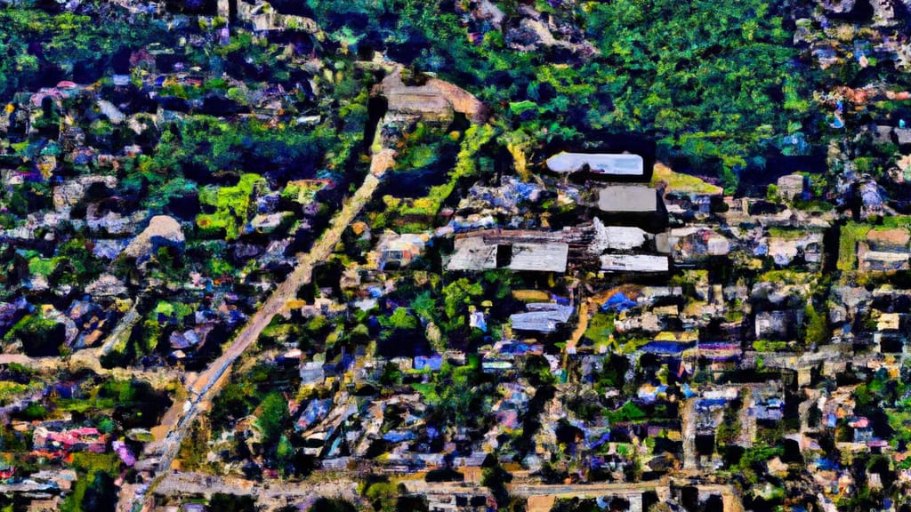 Concord, North Carolina painted from the sky