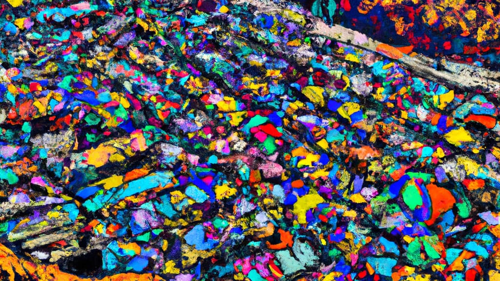 Coraopolis, Pennsylvania painted from the sky