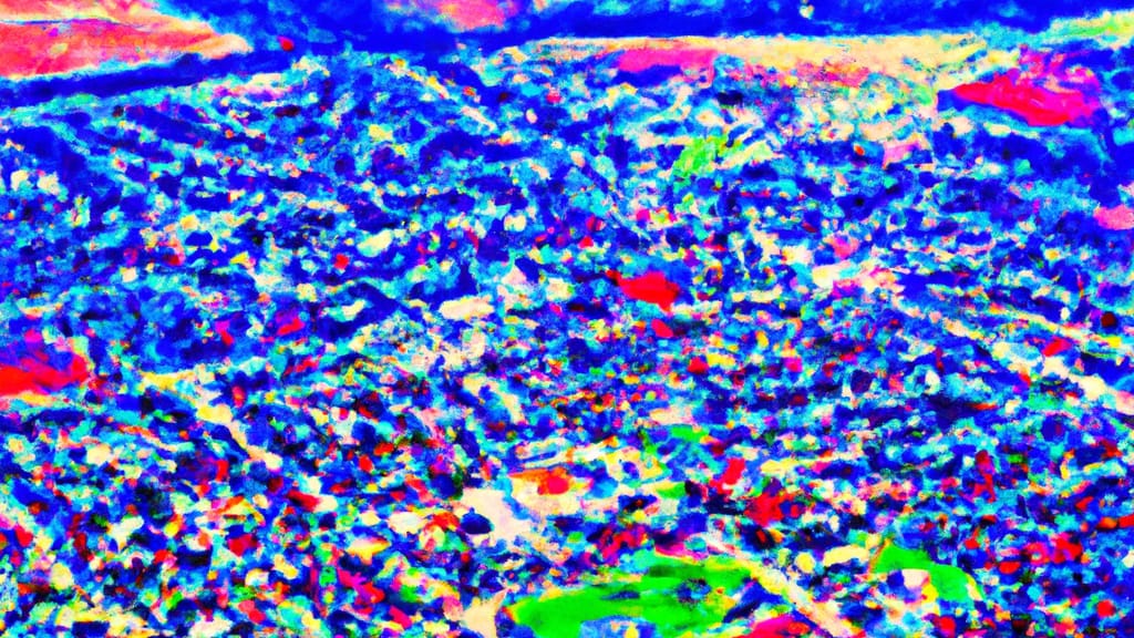 Dekalb, Illinois painted from the sky