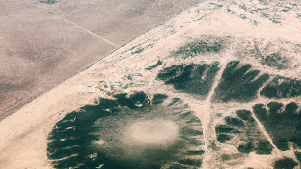 El Mirage, Arizona painted from the sky