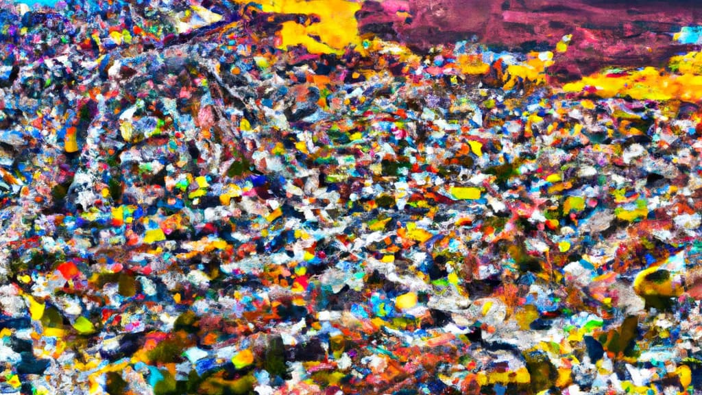 Freeport, New York painted from the sky