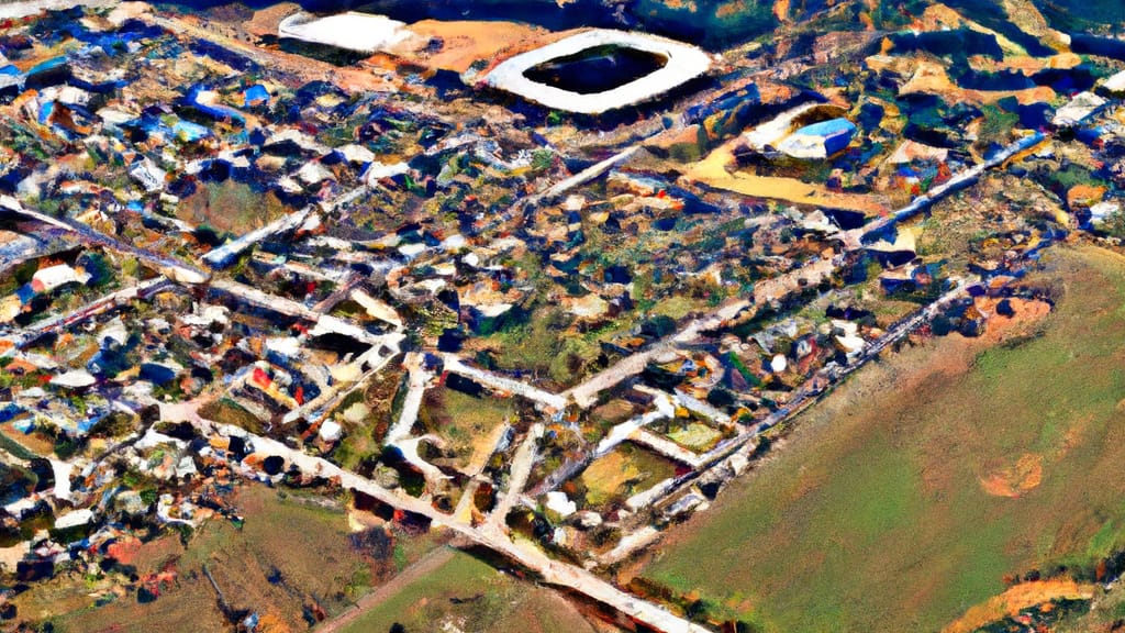 Galena Park, Texas painted from the sky