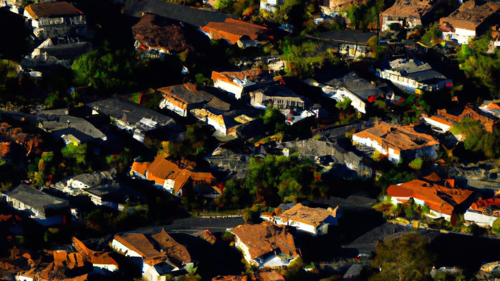 Glendale, California painted from the sky