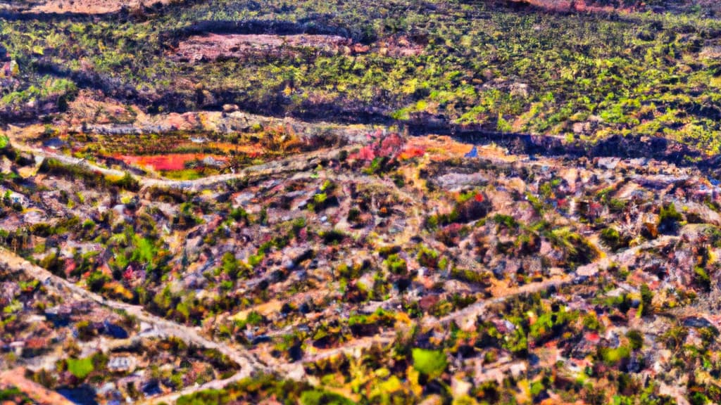 Irmo, South Carolina painted from the sky