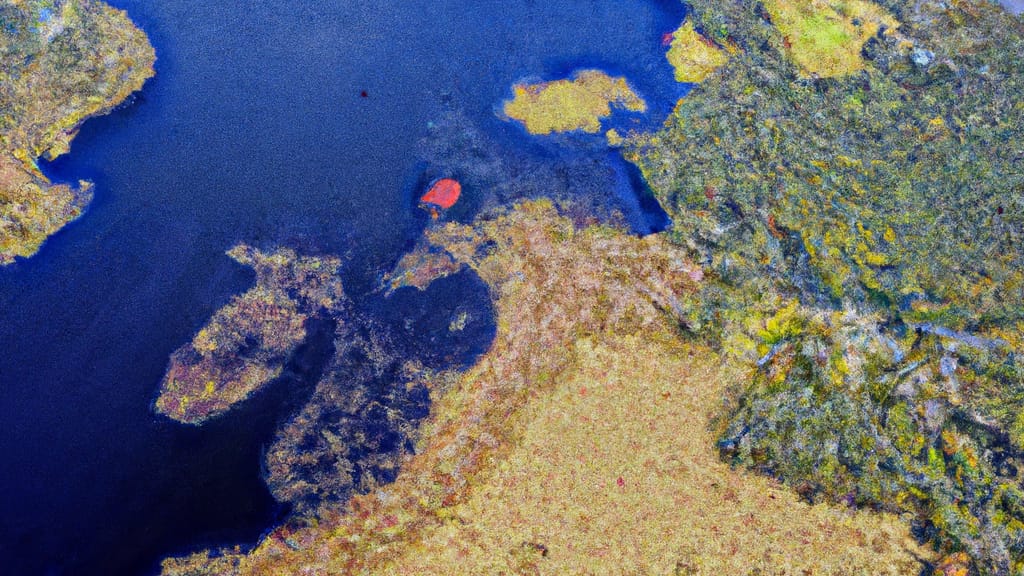 Lady Lake, Florida painted from the sky