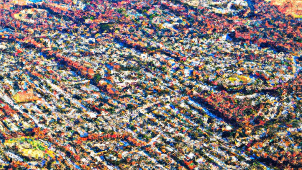 Longmeadow, Massachusetts painted from the sky