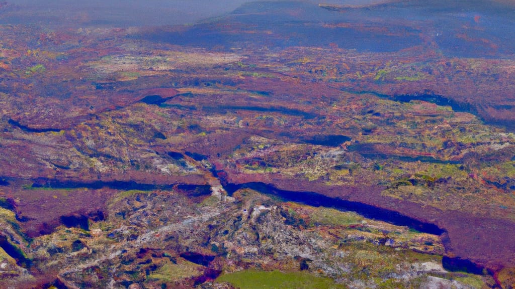 North Salem, New York painted from the sky