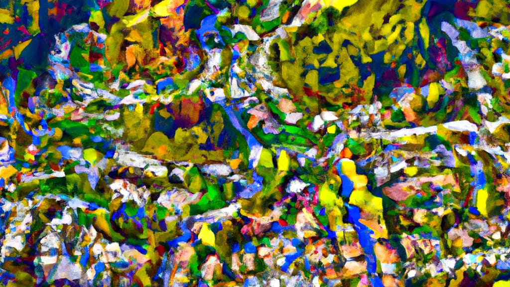 Orinda, California painted from the sky