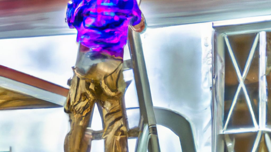 Man climbing ladder on Islamorada, Florida home to replace roof