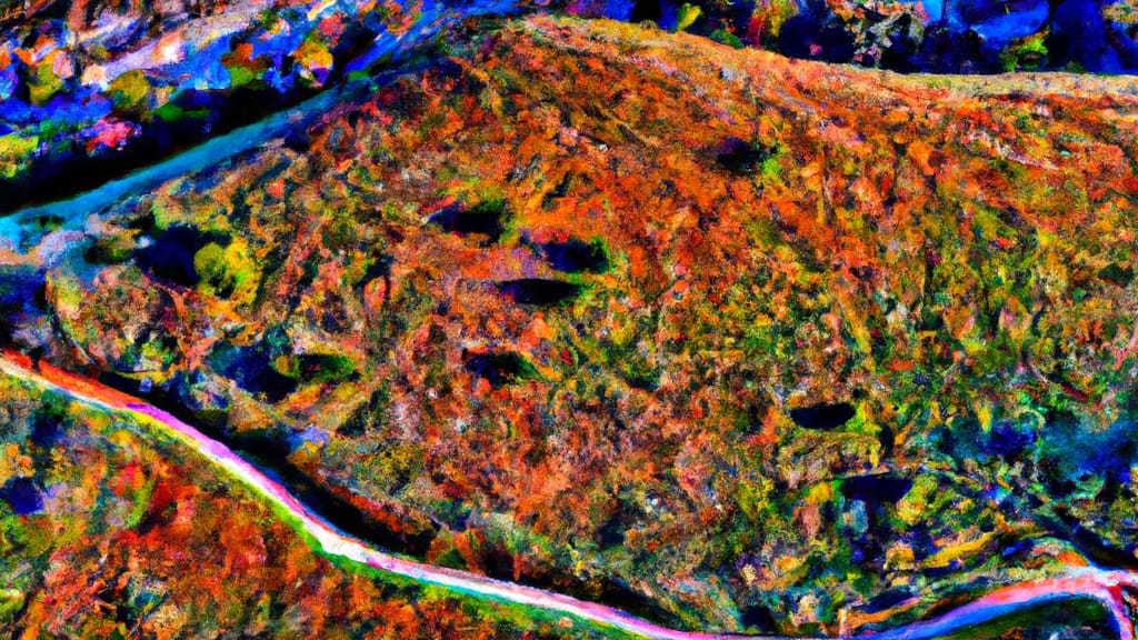 Signal Hill, California painted from the sky