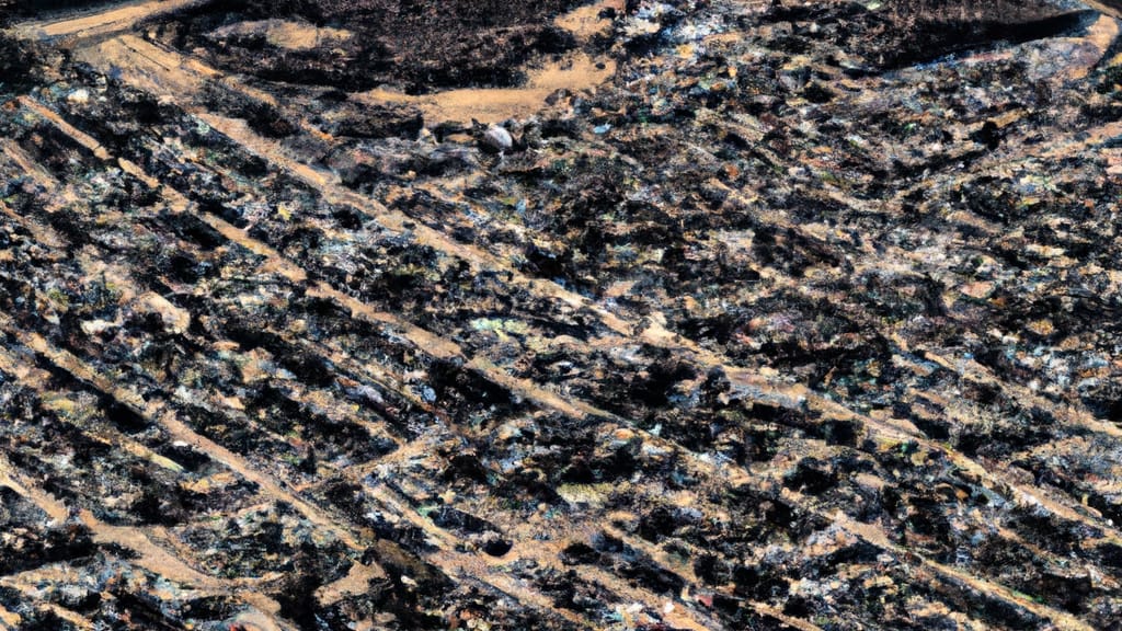 South Sioux City, Nebraska painted from the sky