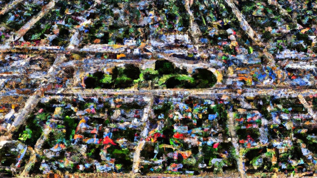 Taylor, Texas painted from the sky