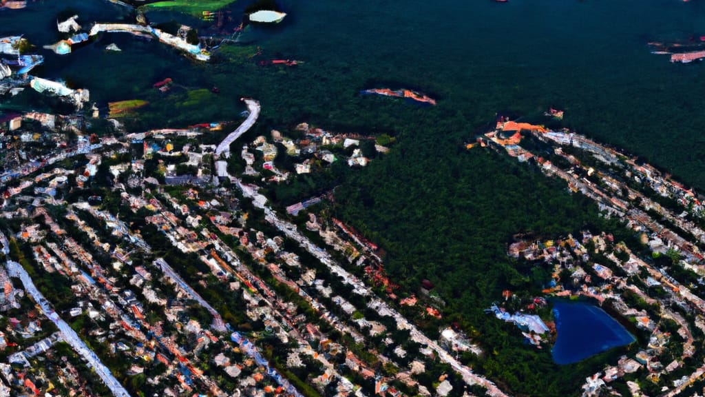 Wesley Chapel, Florida painted from the sky